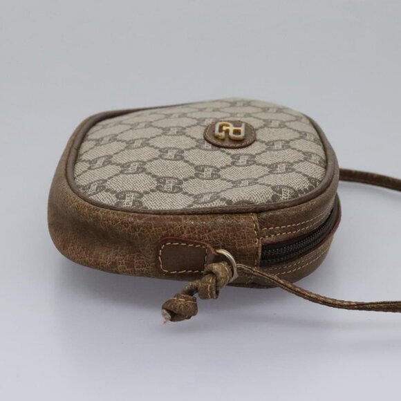 GUCCI GG Plus Supreme Shoulder Bag PVC Leather Beige Auth - Picture 7 of 16